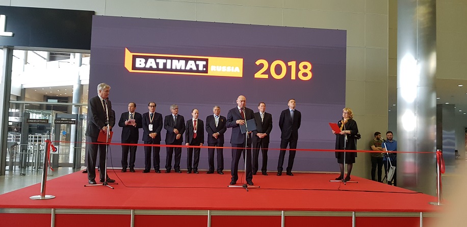 Открытие выставки Batimat Russia - 2018